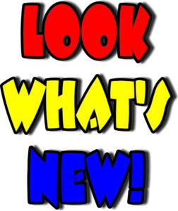 Look Whats New in Colorful words