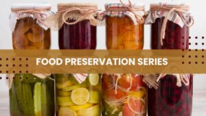 Jars with jams, jellies, and pickles