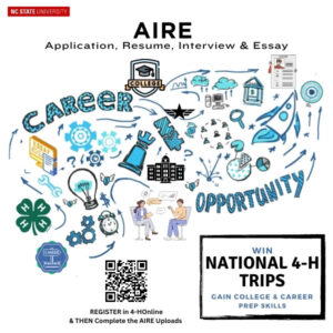 Cover photo for 4-H AIRE Registration Open