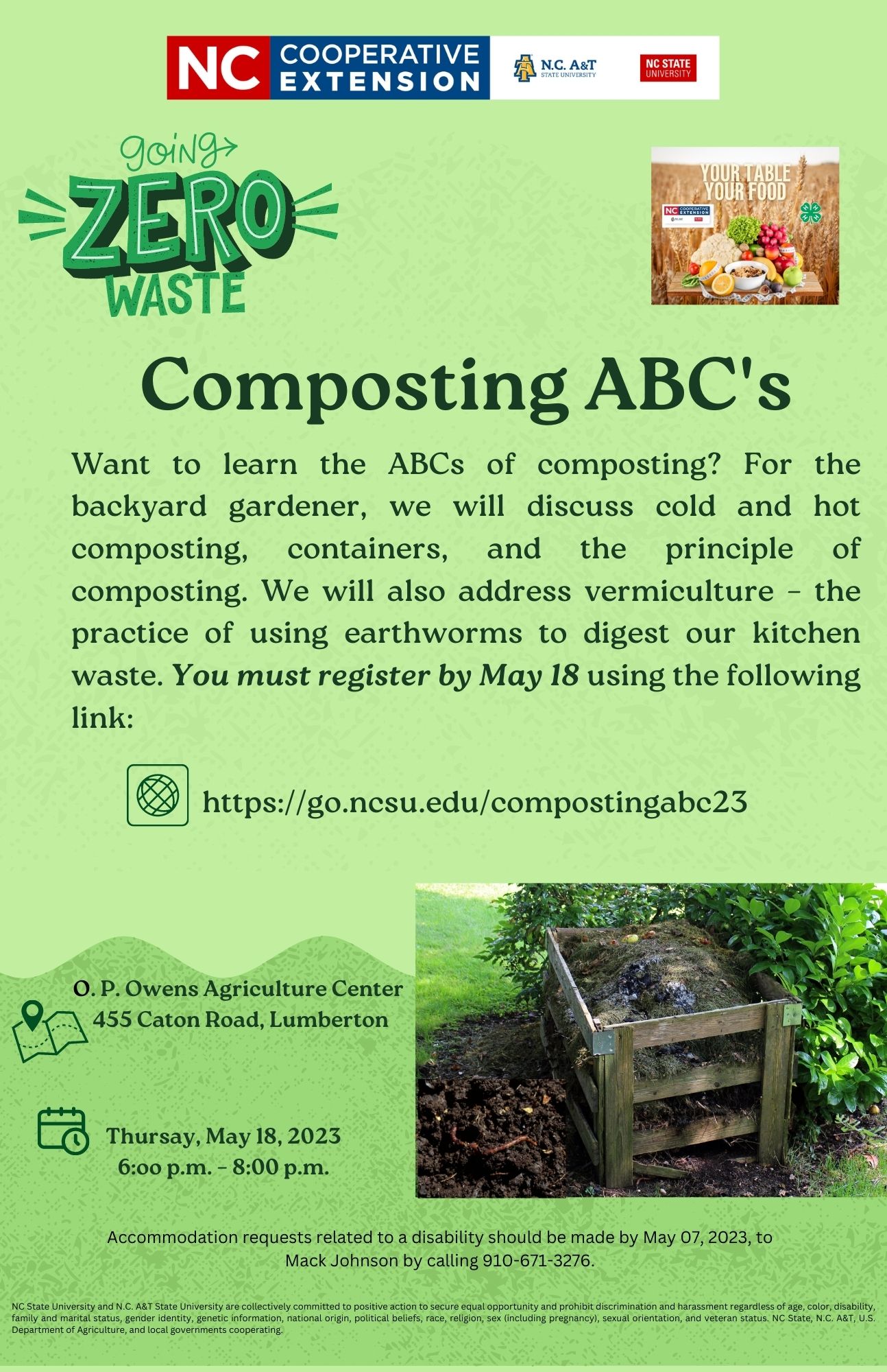 Composting ABC’s N.C. Cooperative Extension