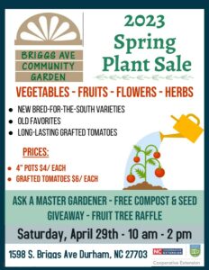 Cover photo for Briggs Plant Sale - April 29