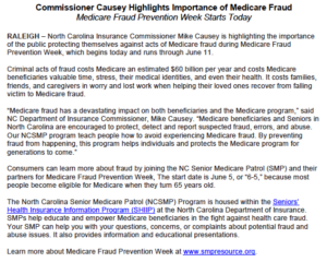 Cover photo for Medicare Fraud Prevention