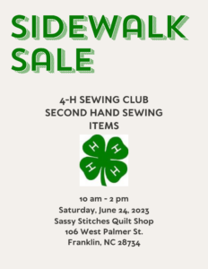 Sidewalk Sale Flyer