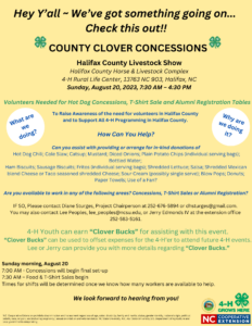 Cover photo for County Clover Concessions