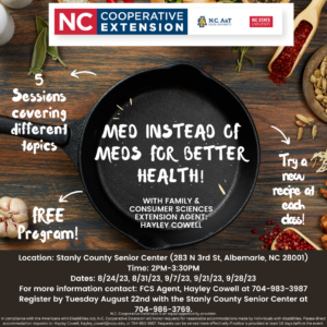 Cover photo for Med Instead of Med at Senior Center