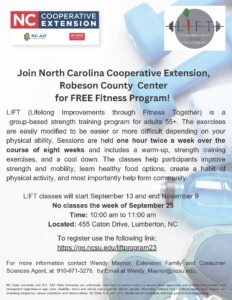 Cover photo for LIFT (Lifelong Improvements Through Fitness Together)