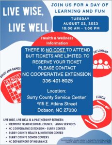 Cover photo for Live Wise, Live Well