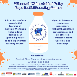 Cover photo for Value-Added Dairy Experiential Learning Course Traveling to Wisconsin in October