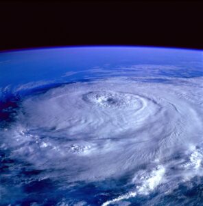 hurricane clouds