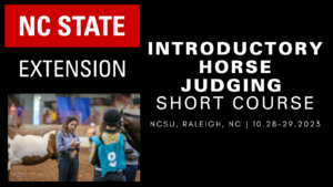 Cover photo for 2023 Fall Horse Judging Short Course & Open Horse Show Judges' Certification Clinic