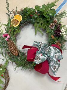 Making a Christmas Wreath