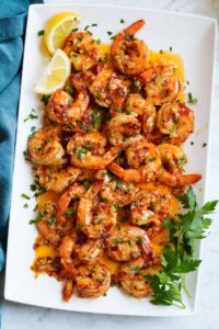 Hawaiian Style Garlic Butter Shrimp