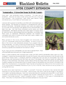 Cover photo for Blackland Bulletin Fall 2023 Newsletter