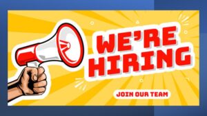 Cover photo for Hiring for Three Positions