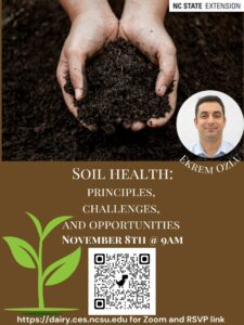 Cover photo for Soil Health: Principles, Challenges, and Opportunities Webinar