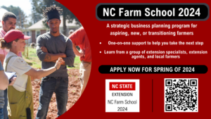 Cover photo for NC Farm School Is Coming in 2024!