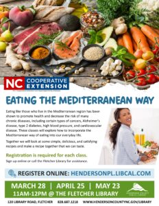Cover photo for Eating the Mediterranean Way in 2024 - Winter - Spring Library Classes