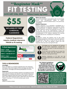 Cover photo for Respirator Mask Fit Testing Event