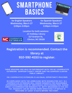 Smartphone Basics flier