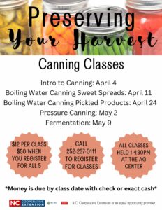 Cover photo for Spring 2024 Canning Series