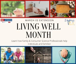 Cover photo for March Is Living Well Month
