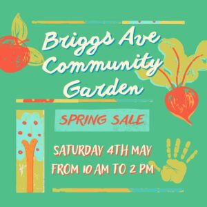 Cover photo for 2024 Briggs Community Garden Spring Plant Sale & Festival