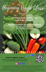 Beginning Veggie Class Flyer