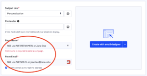 ActiveCampaign Sender Details