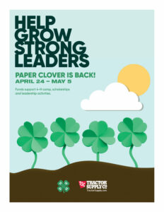Cover photo for Tractor Supply Paper Clover Drive Is Here!!!
