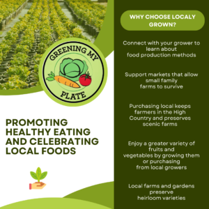 Cover photo for April Is Greening My Plate Month in Watauga County