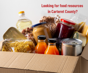 Image of donated food in a box