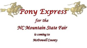 Cover photo for Use the Pony Express this Year for the NC Mountain State Fair