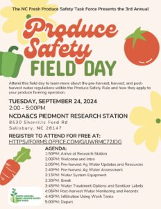Cover photo for Produce Safety Field Day