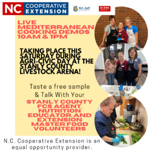 Cover photo for Live Cooking Demos During Our Annual Agri-Civic Day!