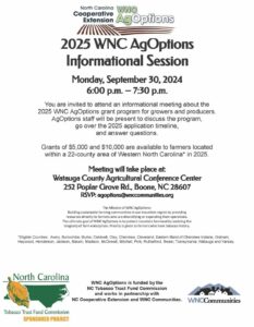 2025 AgOption informational meeting flyer