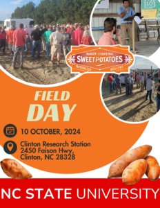 Cover photo for NCSU Sweetpotato Field Day