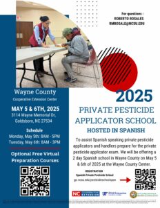 Cover photo for 2025 Spanish Language Preparation Courses for Private Pesticide Applicator Exam
