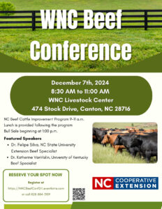 Cover photo for 2024 WNC Beef Conference