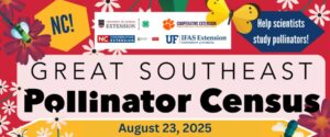 Cover photo for 2025 Great Southeast Pollinator Census