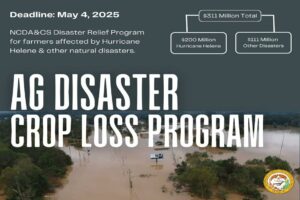 Cover photo for NC Agricultural Disaster Crop Loss Program