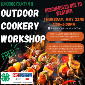 Cover photo for 4-H Outdoor Cookery Workshop
