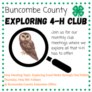 Cover photo for May Exploring 4-H Club Meeting
