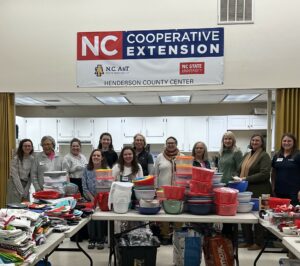 FCS Agents assemble Kitchen Kits for Hurricane Relief