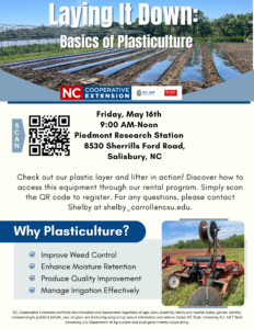 Cover photo for Laying It Down: Basics of Plasticulture