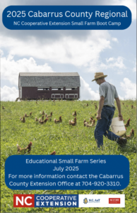 Cover photo for Cabarrus Regional Small Farms Boot Camp 2025