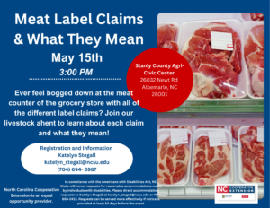 Cover photo for Meat Label Claim Workshop