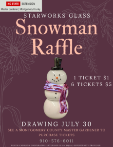 Cover photo for EMGV Starworks Glass Snowman Raffle