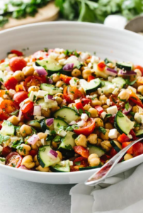 Mediterranean Chickpea Salad