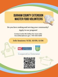 Cover photo for Durham County Extension Master Food Volunteer Program