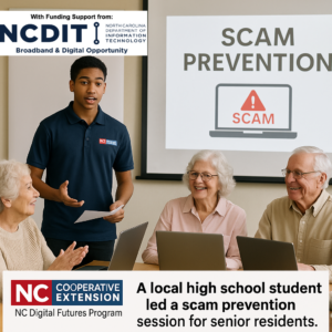 Cover photo for Youth Leads the Way: Scam Prevention Workshop Builds Digital Confidence Across Generations